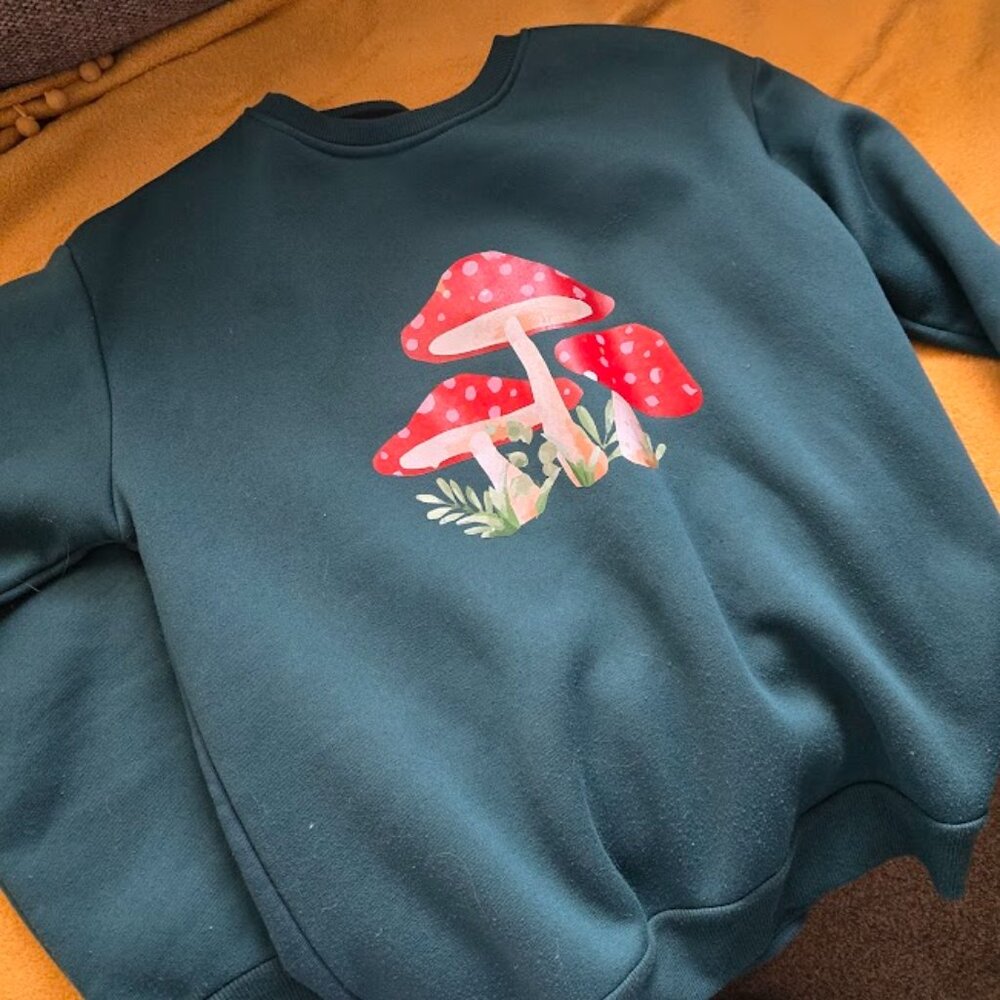 Cottage Core Mushroom Hoodie